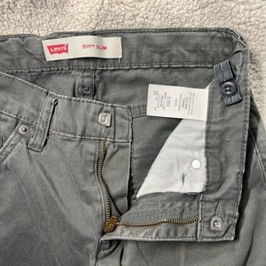 Boys 12 Slim Levi’s 511 Jeans - Gray - Excellent Condition